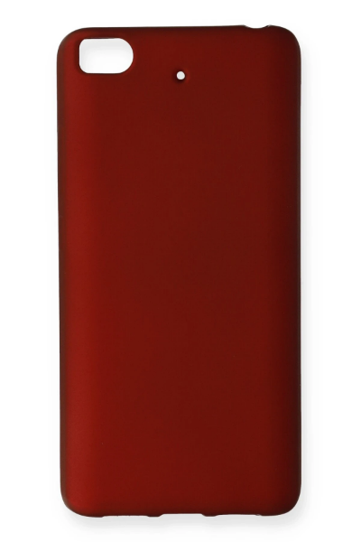 Newface Xiaomi Mi 5S Kılıf First Silikon - Bordo resmi