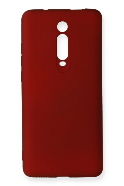 Newface Xiaomi Mi 9T Kılıf First Silikon - Bordo resmi