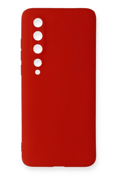 Newface Xiaomi Mi 10 Kılıf First Silikon - Kırmızı resmi