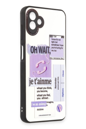 Newface Samsung Galaxy A04 Kılıf Mirror Desenli Kapak - Mirror - 4 resmi