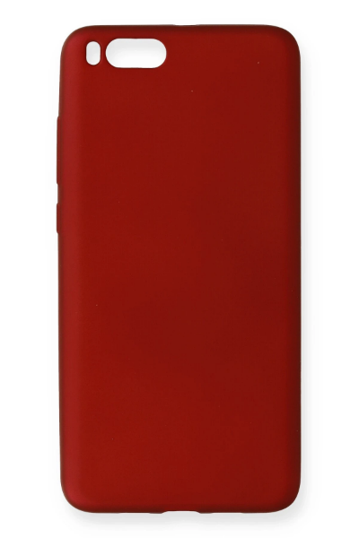 Newface Xiaomi Mi Note 3 Kılıf First Silikon - Bordo resmi