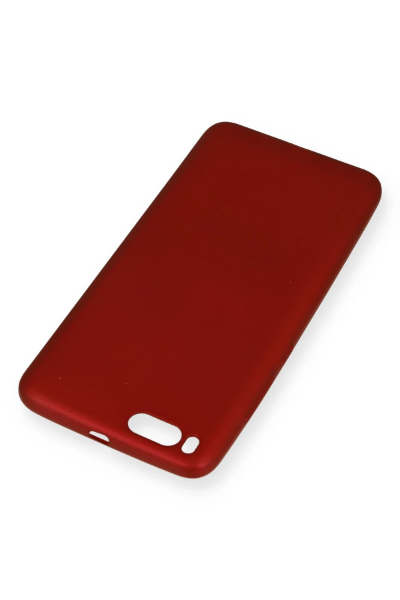Newface Xiaomi Mi Note 3 Kılıf First Silikon - Bordo resmi