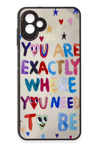 Newface Samsung Galaxy A04 Kılıf Mirror Desenli Kapak - Mirror - 10 resmi