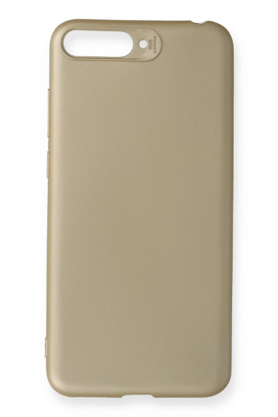 Newface Huawei Honor 7A Kılıf First Silikon - Gold resmi