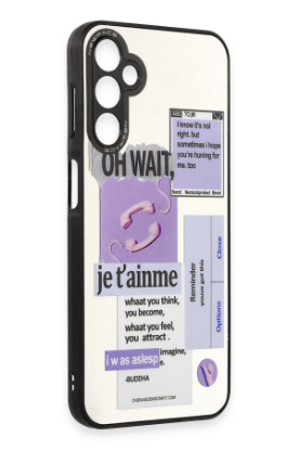 Newface Samsung Galaxy A04S Kılıf Mirror Desenli Kapak - Mirror - 4 resmi