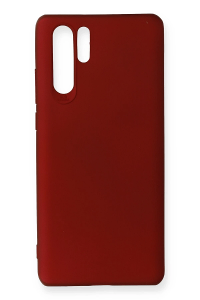 Newface Huawei P30 Pro Kılıf First Silikon - Bordo resmi