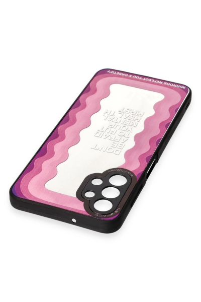 Newface Samsung Galaxy A13 4G Kılıf Mirror Desenli Kapak - Mirror - 11 resmi