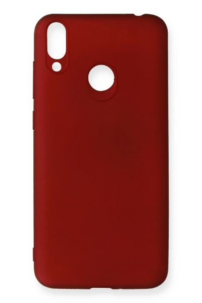Newface Huawei Honor 8C Kılıf First Silikon - Bordo resmi