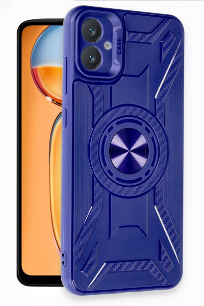 Newface Samsung Galaxy A05 Kılıf Lincoln Silikon - Lacivert resmi