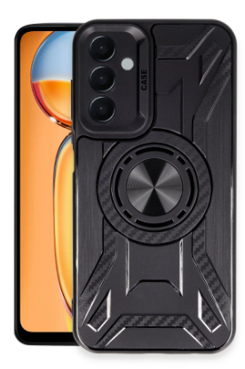 Newface Samsung Galaxy A15 4G Kılıf Lincoln Silikon - Siyah resmi