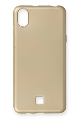 Newface LG K20 Kılıf First Silikon - Gold resmi