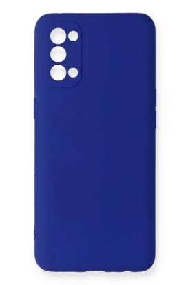Newface Oppo Reno 4 Kılıf First Silikon - Lacivert resmi