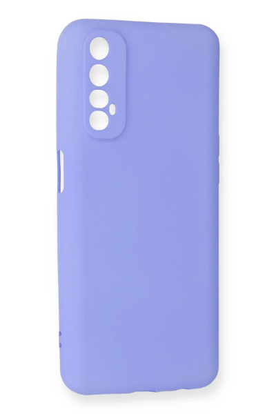 Newface Realme 7 Kılıf First Silikon - Lila resmi