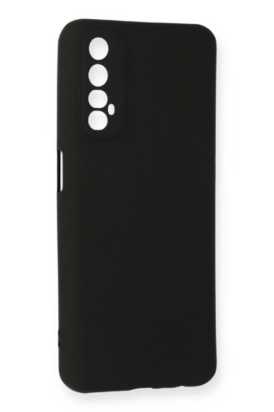 Newface Realme 7 Kılıf First Silikon - Siyah resmi