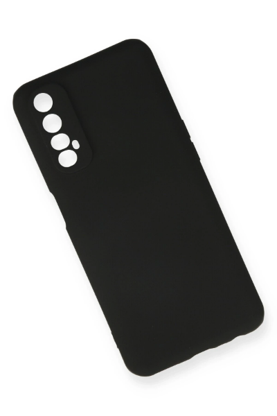 Newface Realme 7 Kılıf First Silikon - Siyah resmi