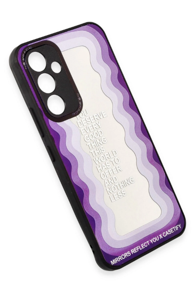 Newface Samsung Galaxy A34 5G Kılıf Mirror Desenli Kapak - Mirror - 5 resmi