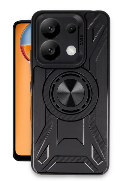 Newface Xiaomi Redmi Note 13 Pro 4G Kılıf Lincoln Silikon - Siyah resmi
