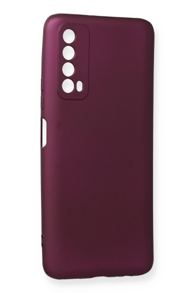 Newface Huawei P Smart 2021 Kılıf First Silikon - Mürdüm resmi