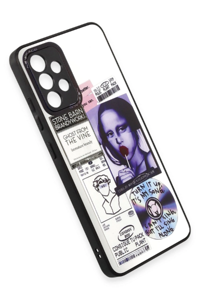 Newface Samsung Galaxy A52 Kılıf Mirror Desenli Kapak - Mirror - 2 resmi
