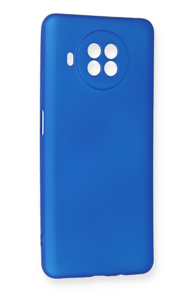 Newface Xiaomi Redmi Note 9 Pro 5G Kılıf First Silikon - Mavi resmi