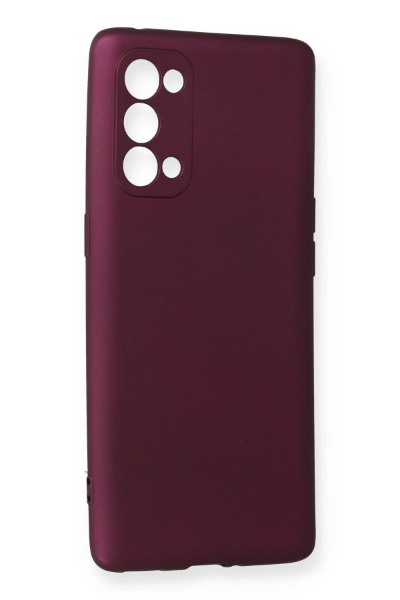 Newface Oppo Reno 5 Pro Kılıf First Silikon - Mürdüm resmi