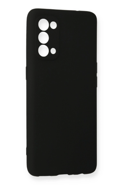 Newface Oppo Reno 5 Kılıf First Silikon - Siyah resmi