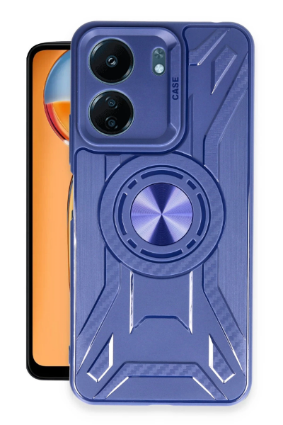 Newface Xiaomi Redmi 13C Kılıf Lincoln Silikon - Lacivert resmi