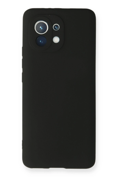 Newface Xiaomi Mi 11 Kılıf First Silikon - Siyah resmi