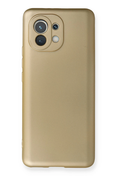 Newface Xiaomi Mi 11 Kılıf First Silikon - Gold resmi