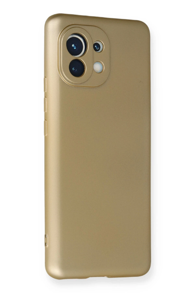 Newface Xiaomi Mi 11 Kılıf First Silikon - Gold resmi