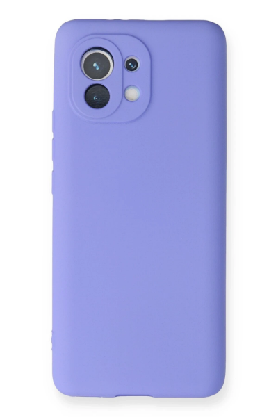 Newface Xiaomi Mi 11 Kılıf First Silikon - Lila resmi