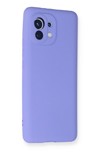 Newface Xiaomi Mi 11 Kılıf First Silikon - Lila resmi