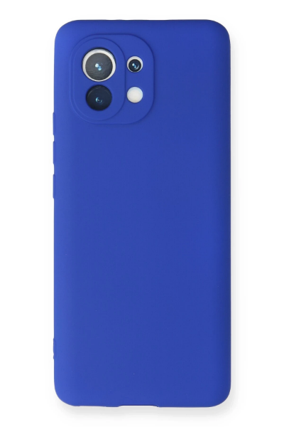 Newface Xiaomi Mi 11 Kılıf First Silikon - Lacivert resmi