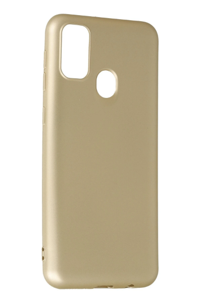 Newface Samsung Galaxy M30S Kılıf First Silikon - Gold resmi