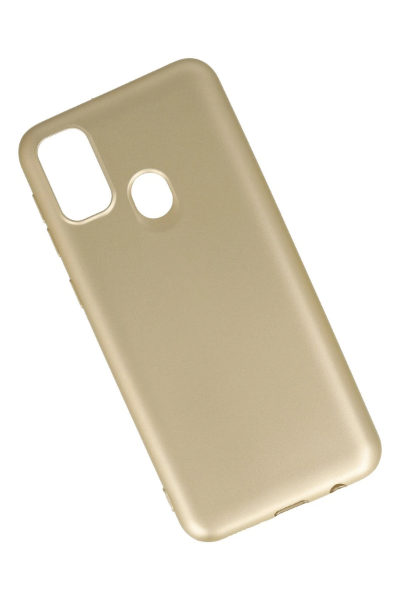 Newface Samsung Galaxy M30S Kılıf First Silikon - Gold resmi