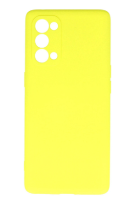 Newface Oppo Reno 5 Pro Kılıf First Silikon - Sarı resmi