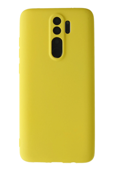 Newface Xiaomi Redmi Note 8 Pro Kılıf First Silikon - Sarı resmi