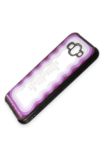 Newface Samsung Galaxy J7 Kılıf Mirror Desenli Kapak - Mirror - 5 resmi