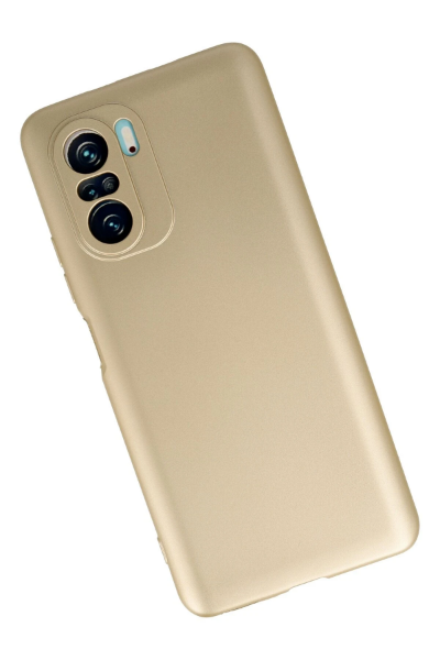 Newface Xiaomi Poco F3 Kılıf First Silikon - Gold resmi