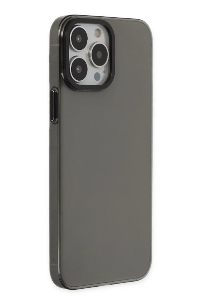 Newface iPhone 14 Pro Kılıf Anka PC Sert Metal Kapak - Siyah resmi
