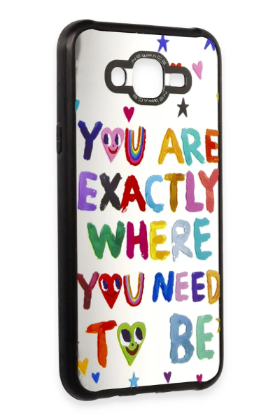Newface Samsung Galaxy J7 Kılıf Mirror Desenli Kapak - Mirror - 10 resmi