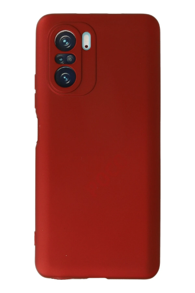 Newface Xiaomi Poco F3 Kılıf First Silikon - Kırmızı resmi