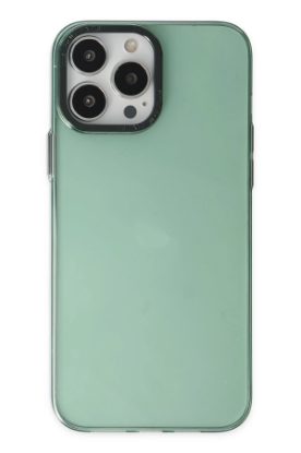 Newface iPhone 14 Pro Kılıf Anka PC Sert Metal Kapak - Yeşil resmi