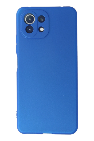 Newface Xiaomi Mİ 11 Lite Kılıf First Silikon - Mavi resmi