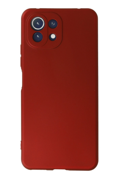 Newface Xiaomi Mİ 11 Lite Kılıf First Silikon - Kırmızı resmi