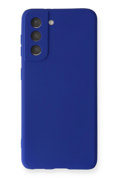 Newface Samsung Galaxy S21 FE Kılıf First Silikon - Lacivert resmi