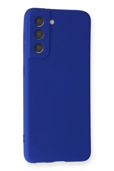 Newface Samsung Galaxy S21 FE Kılıf First Silikon - Lacivert resmi