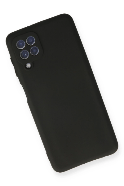 Newface Samsung Galaxy A22 Kılıf First Silikon - Siyah resmi