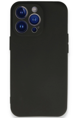 Newface iPhone 13 Pro Max Kılıf First Silikon - Siyah resmi