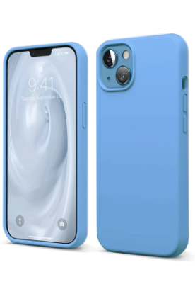 Newface iPhone 14 Kılıf First Silikon - Mavi resmi